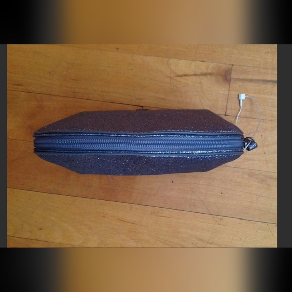 Sparkle Glam Cosmetic Bag by New York and Company In Silver - Picture 7 of 11